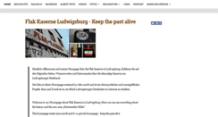 Desktop Screenshot of flak-kaserne-ludwigsburg.com